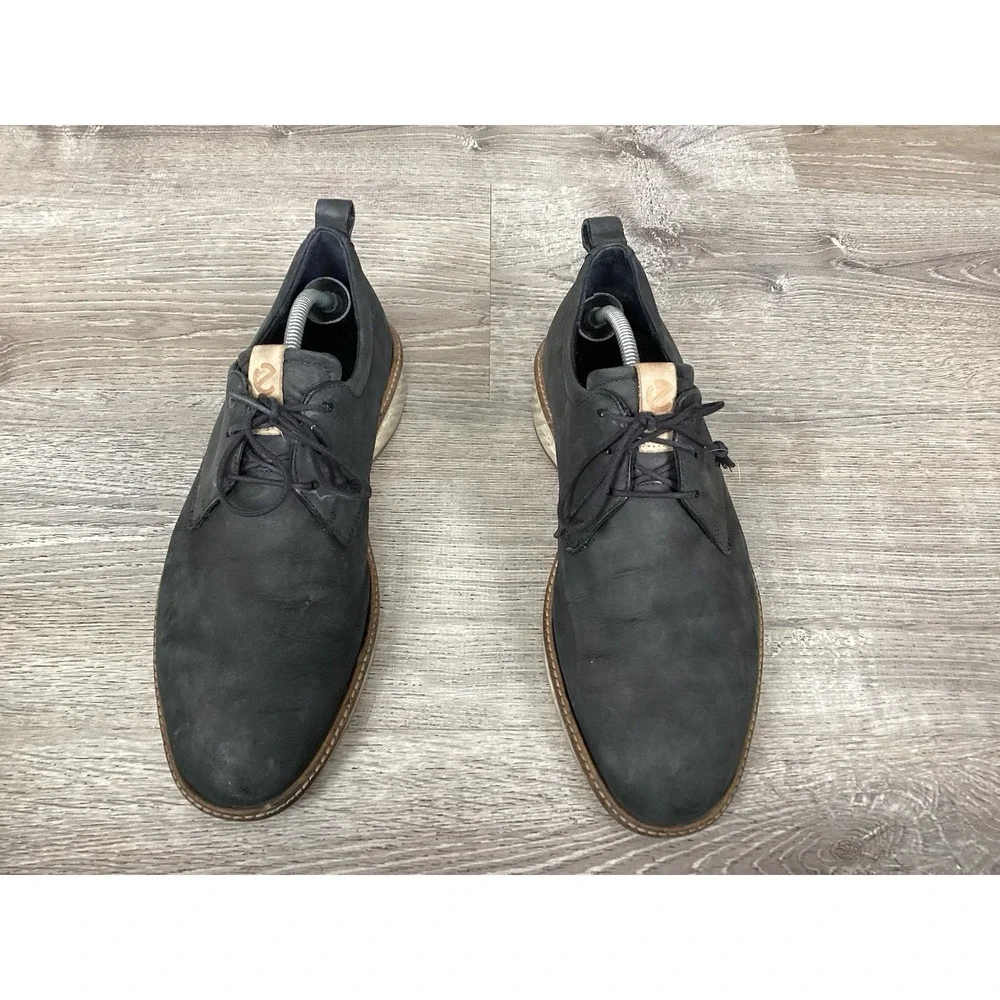 ECCO ST 1 HYBRID Mens Size 10 EU 44 DERBY PLAIN TOE COMFORT DRESS SHOES